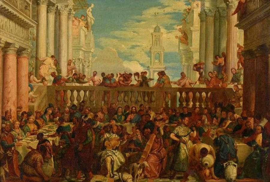 Le nozze di Cana - dal veronese